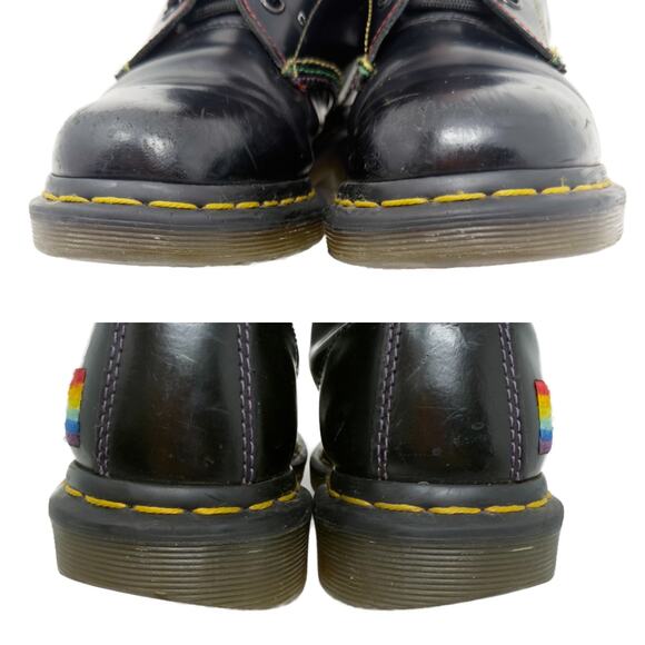 Dr. Martens 1460 FOR PRIDE 8 Eye Lace-Up Leather Boots Womens 6 / Mens 5 Unisex - Picture 12 of 16